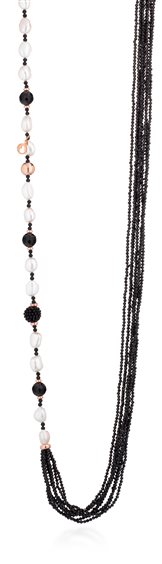Collana Lelune Donna LELUNE GLAMOUR in Argento Perla LGNK546.3 - LGNK546.3